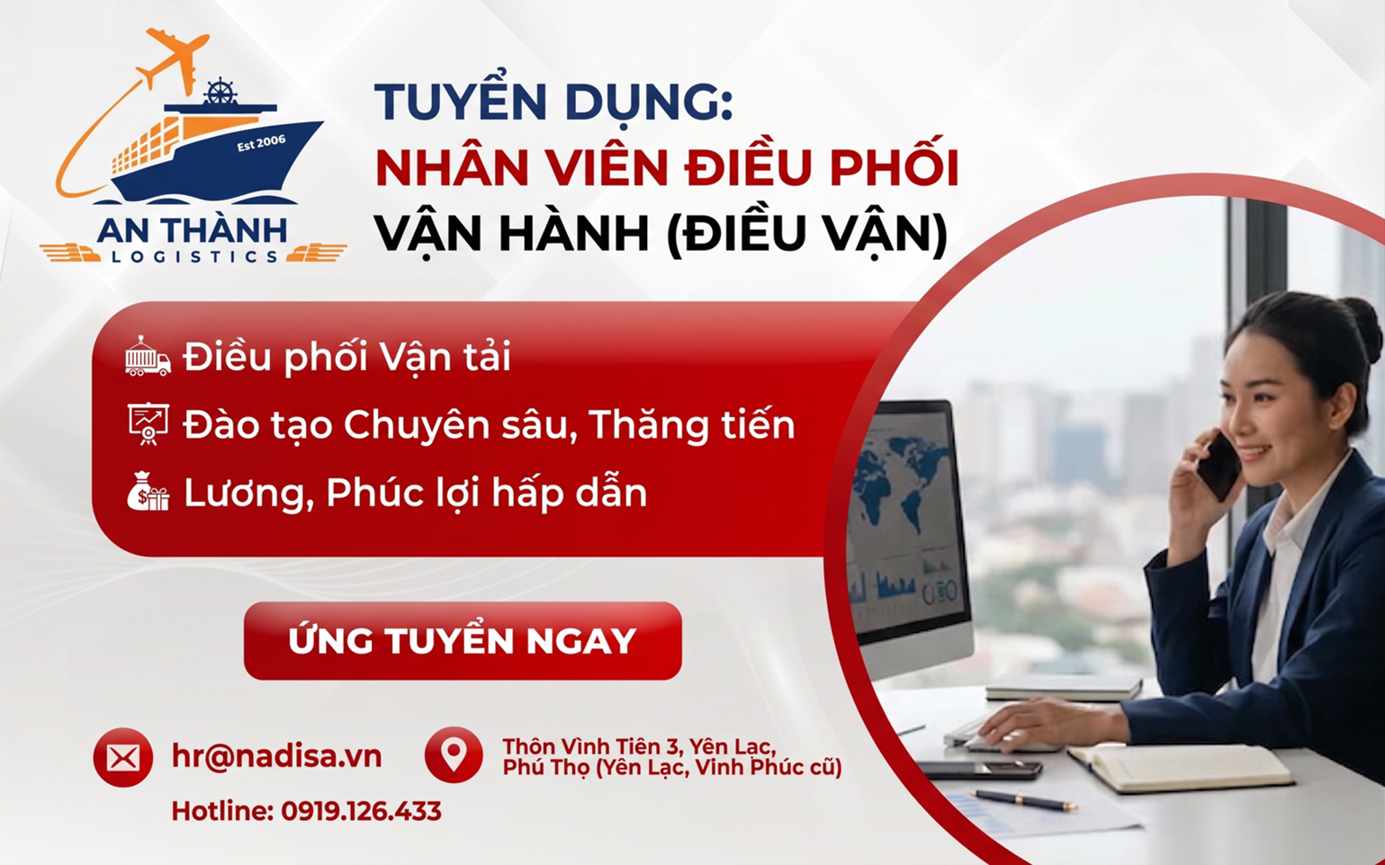 AN THÀNH Logistics Tuyển Nhân Viên Điều Phối Vận Hành Tại Hà Nội