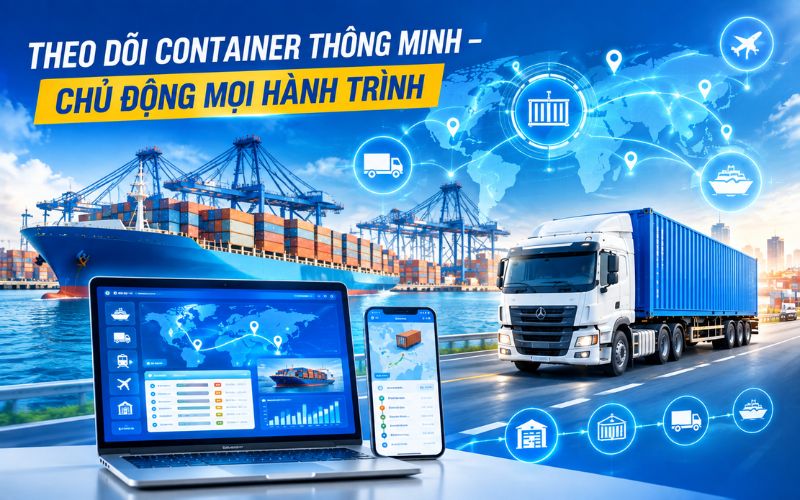 XPCS Theo Dõi Container Tối Ưu Chuỗi Cung Ứng