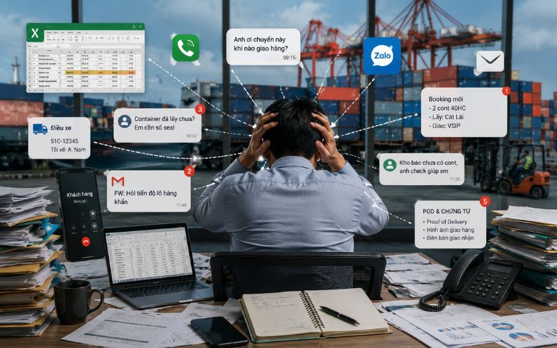 Bài toán bớn trong quản lý dịch vụ logistics