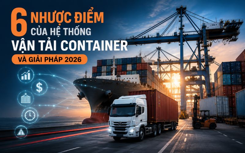 6 Nhược Điểm Của Hệ Thống Vận Tải Container Và Giải Pháp 2026