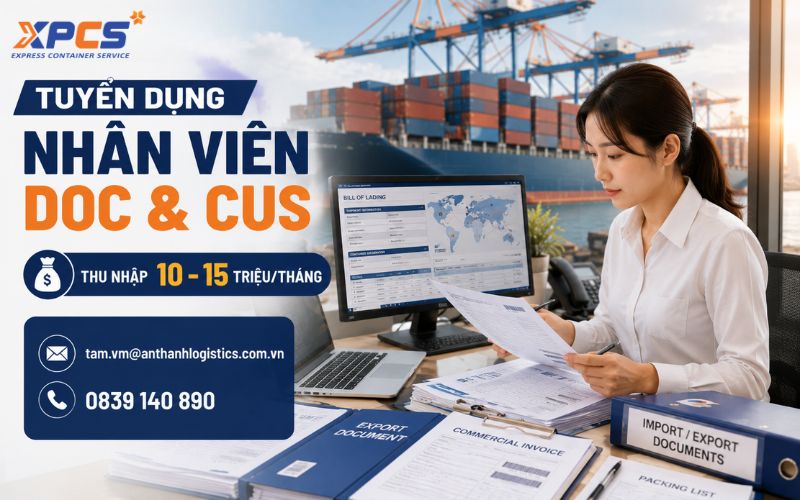 Tuyển Dụng Nhân Viên DOC &amp; CUS Logistics Tại Hà Nội