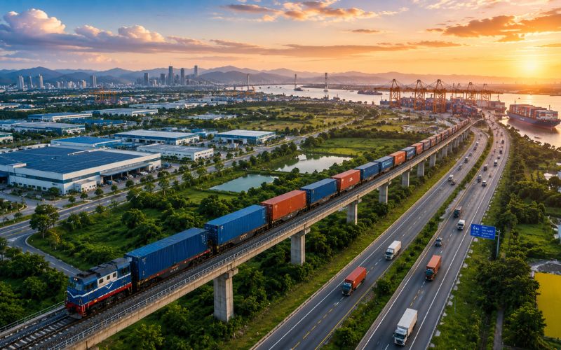 tàu trên cao đường sắt