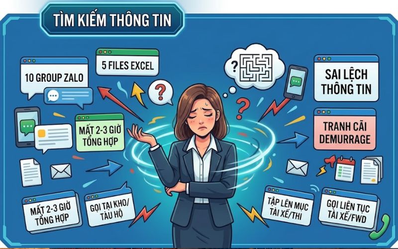 Theo Dõi Tiến Độ Vận Tải Container Bằng Timeline XPCS