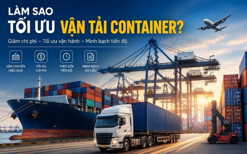 Làm Sao Tối Ưu Vận Tải Container?