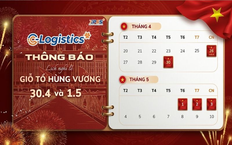 Thông Báo Lịch Nghỉ Lễ Giỗ Tổ Hùng Vương Và 30/4 - 1/5
