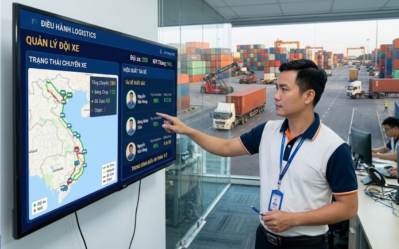 Quản Lý Đội Xe Bằng Hệ Thống Cho Doanh Nghiệp