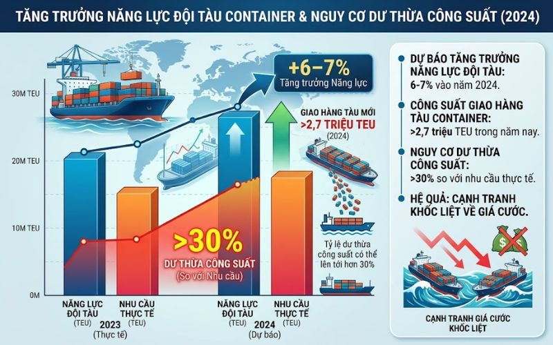 Xu hướng vận tải container đường biển