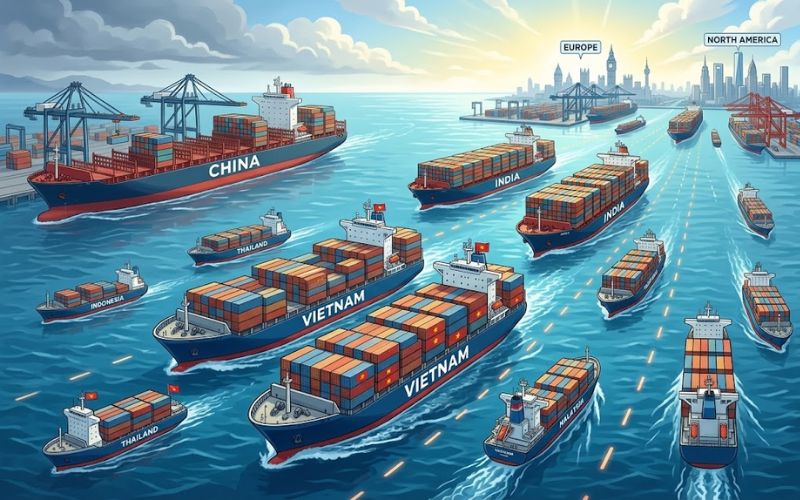 Cơ hội và thách thức của doanh nghiệp Việt Nam trong vận tải biển bằng container
