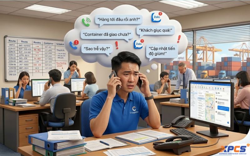 Khách Hỏi Tiến Độ Liên Tục Áp Lực "Âm Thầm" Của Forwarder Trong Vận Tải Container