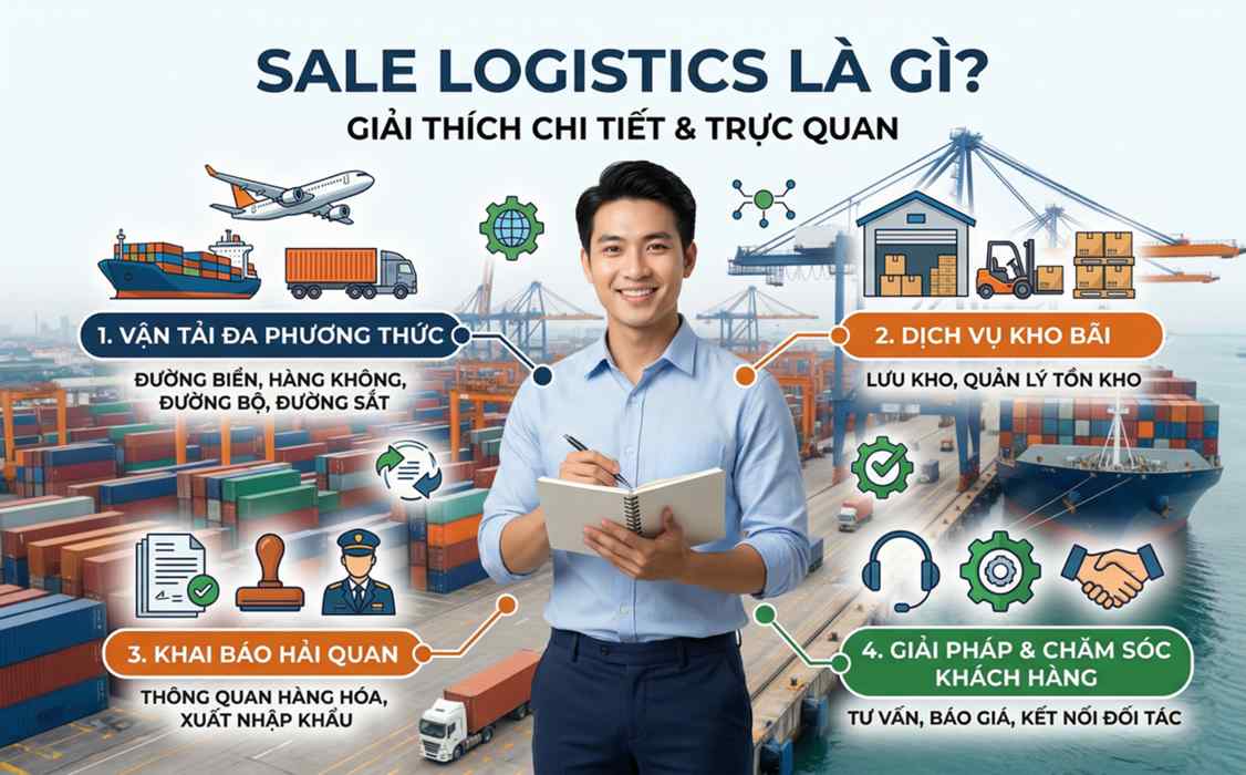 Sale Logistics Là Gì? Tất Tần Tật Về Nghề "Hot" Trong Ngành Logistics&nbsp;