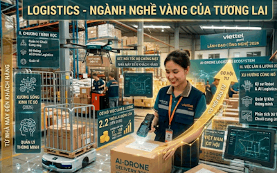 Logistic ngành nghề vangf của tương lai